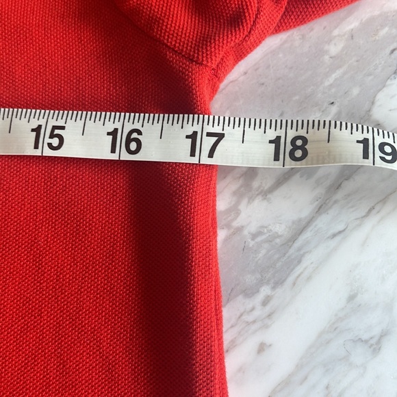 Polo Ralph Lauren Classic Piqué Slim Fit Polo Shirt in Red - Picture 6 of 8